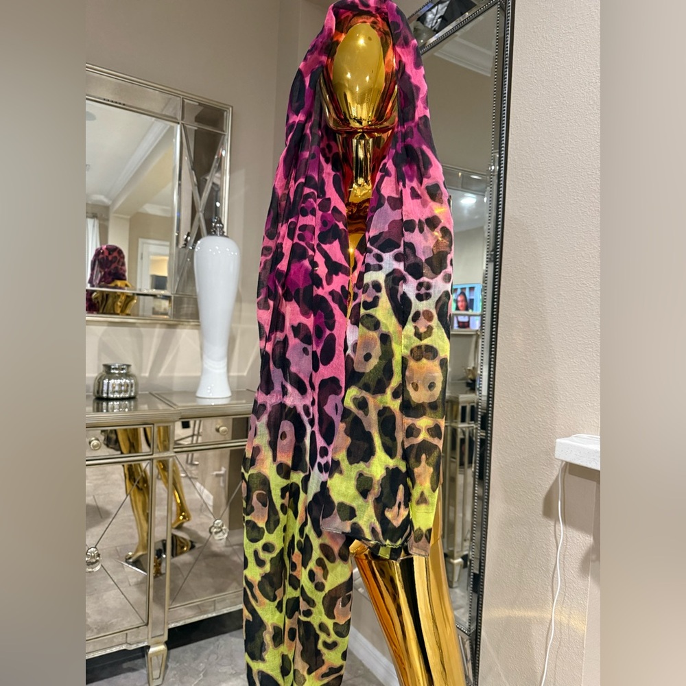 H&M Multicolor Patterned Scarf - Picture 2 of 3
